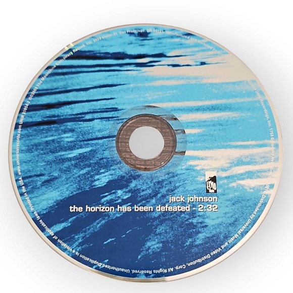 Jack‎ Johnson – The Horizon Has Been Defeated [2003 Promotional CD Single] - Picture 3 of 3
